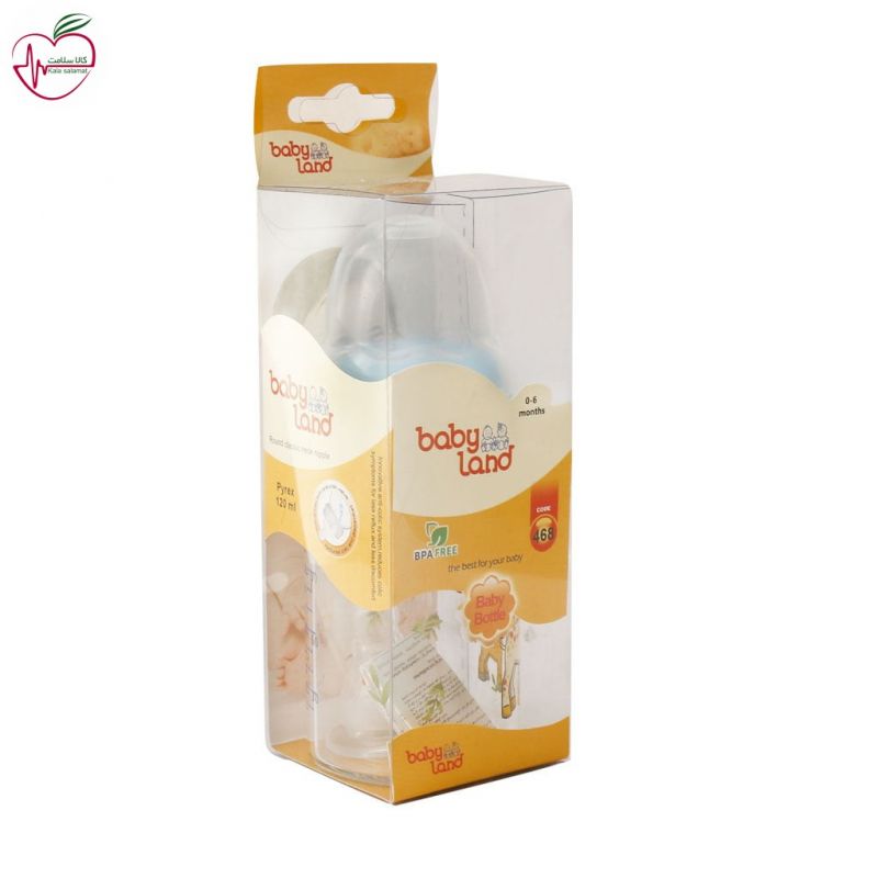 بطری شیر خوری پیرکس نوزاد بی بی لند کد 468 مناسب نوزادان 0 تا 6 ماه 120ml